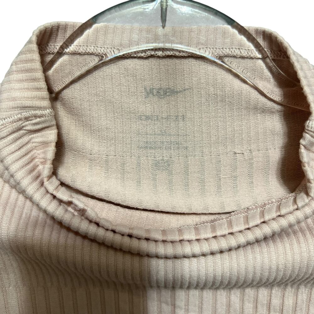 NIKE Womens Yoga Luxe Ribbed Mock Neck Top Sz 2XL Coquette Quietluxury Softgirl - Picture 9 of 11